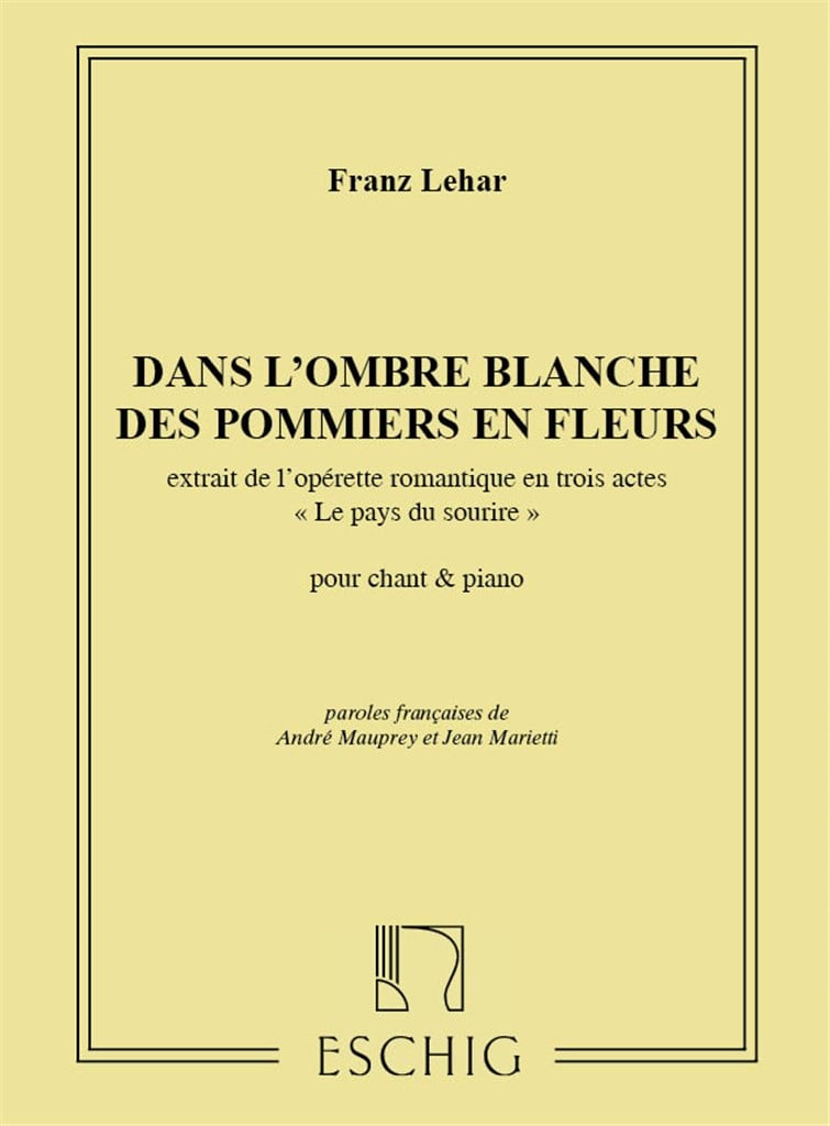 Dans L'Ombre Blanche Des Pommiers En Fleurs